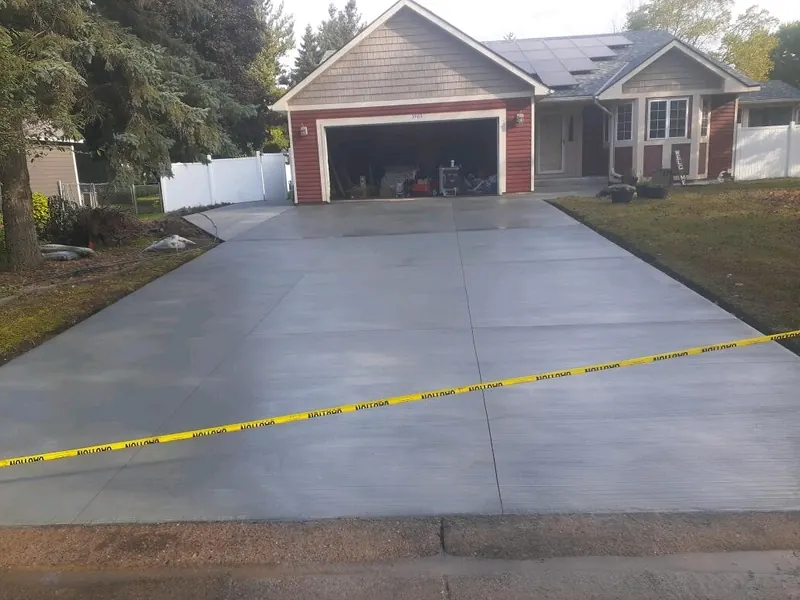 Concrete driveway replacement in Circle Pines, MN
